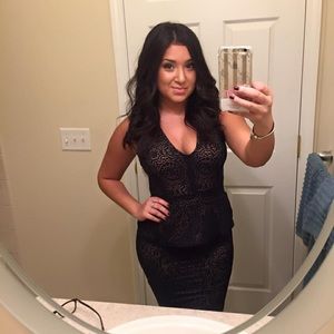 Bcbgmaxazria peplum dress